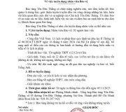 THÔNG BÁO TUYỂN BẢO VỆ