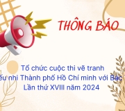 Kế hoạch tổ chức cuộc thi vẽ tranh "Thiếu nhi Thành phố Hồ Chí Minh với Bác Tôn" lần thứ XVIII năm 2024