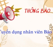 Thông báo Tuyển dụng nhân viên Bảo vệ