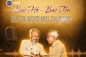 POSTCAD:  BÁC HỒ - BÁC TÔN, HAI CON NGƯỜI MỘT CHÍ HƯỚNG