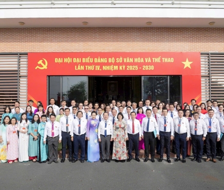 ĐẠI HỘI ĐẠI BIỂU ĐẢNG BỘ  SỞ VĂN HÓA VÀ THỂ THAO THÀNH PHỐ HỒ CHÍ MINH LẦN THỨ IV, NHIỆM KỲ 2025 - 2030