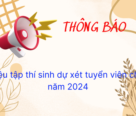 Thông báo triệu tập thí sinh dự xét tuyển viên chức năm 2024
